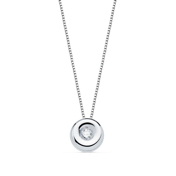 p1901-ob150 gargantilla oro blanco chatón diamante