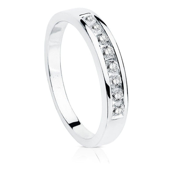 p1949.024 alianza 8 diamantes oro blanco