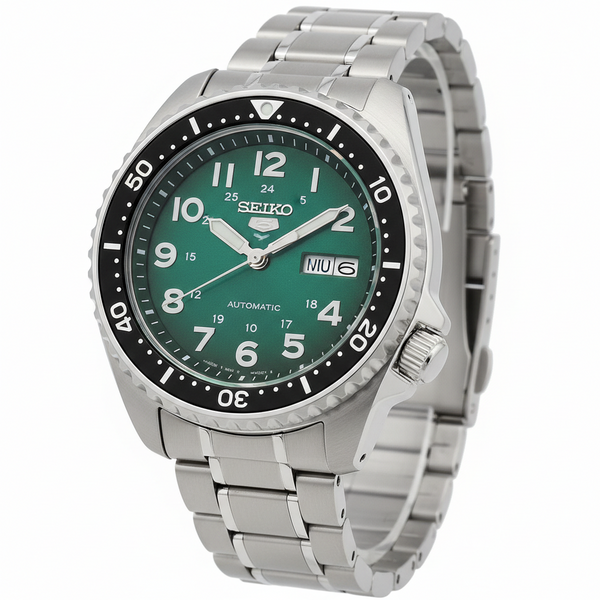 Seiko 5 Sports Automatic Steel Verde  SRPD55K4