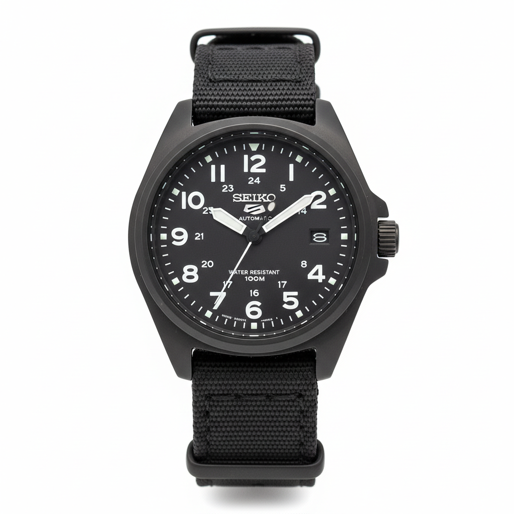 Seiko 5 Sports Field Watch Automatic Negro SRPG37K2