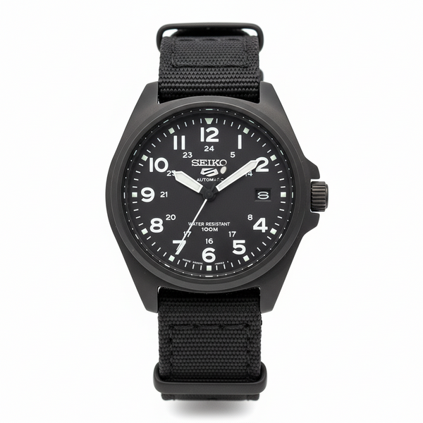 Seiko 5 Sports Field Watch Automatic Negro SRPG37K2