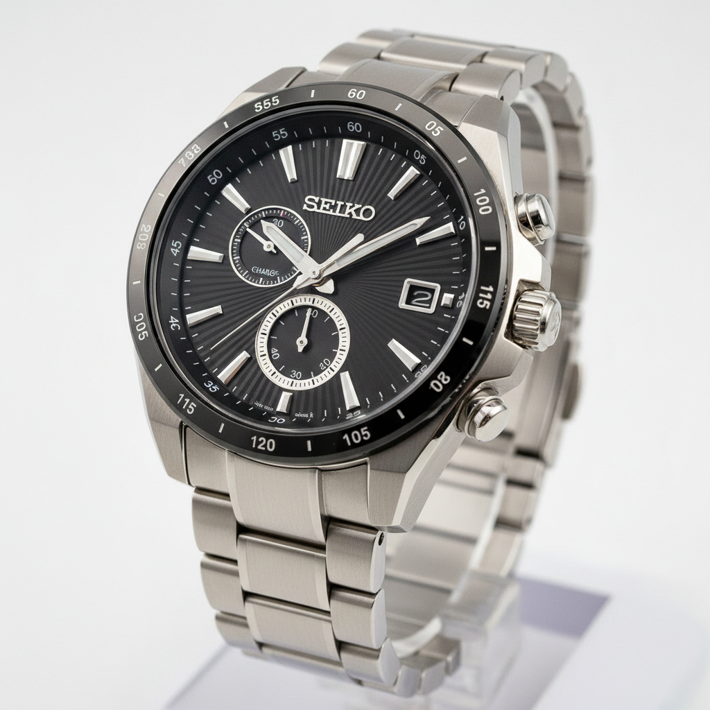 Seiko Astron GPS Solar Plateado SBXB117