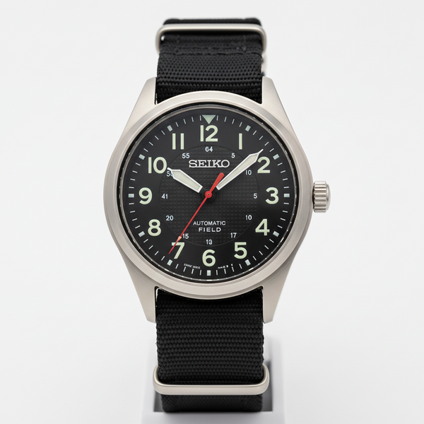 Seiko Field Series Automático Negro SRPG43
