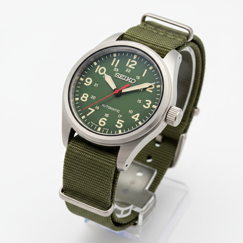 Seiko Field Series Automático Verde SRPG43