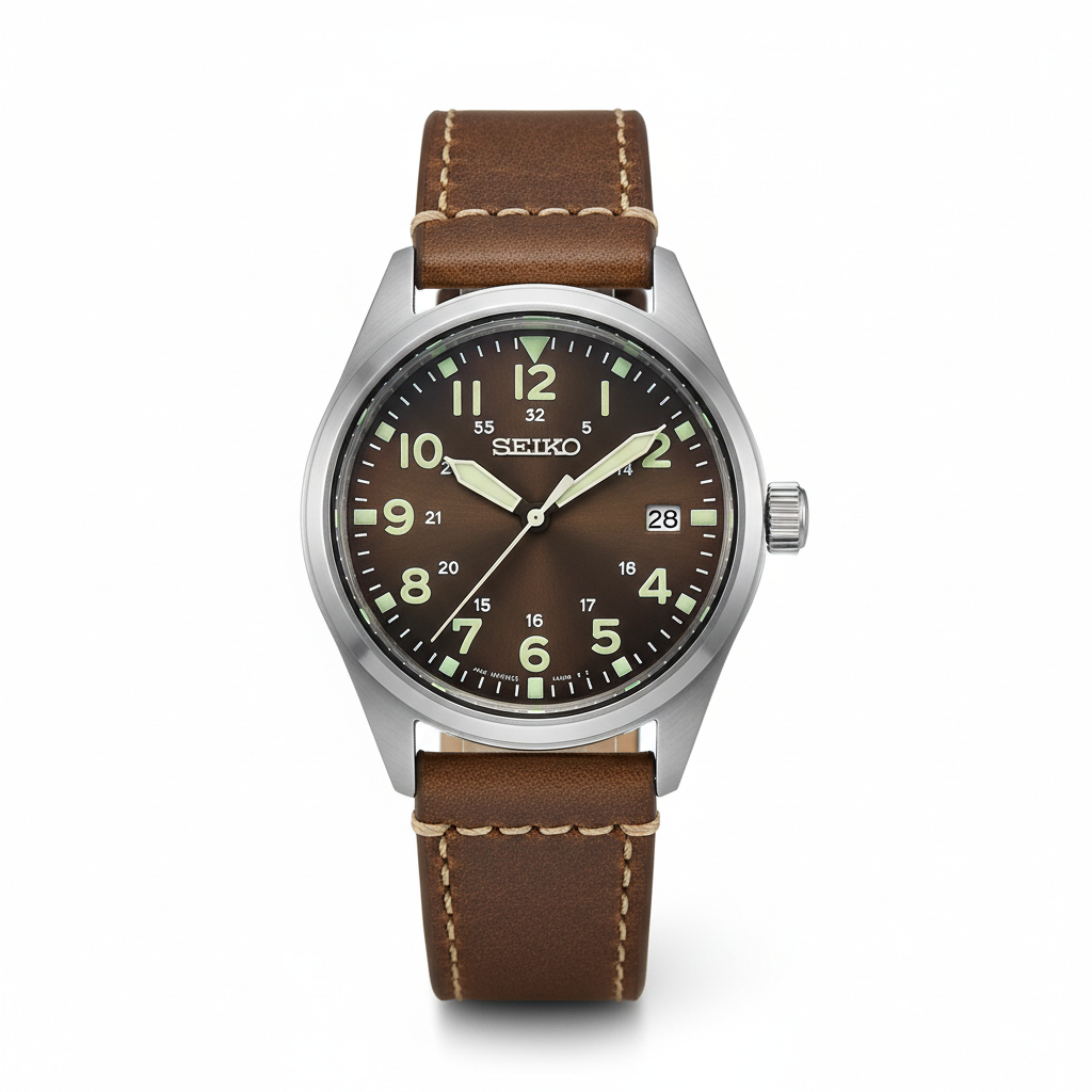 Seiko Field Series Limited Marrón SRPG53