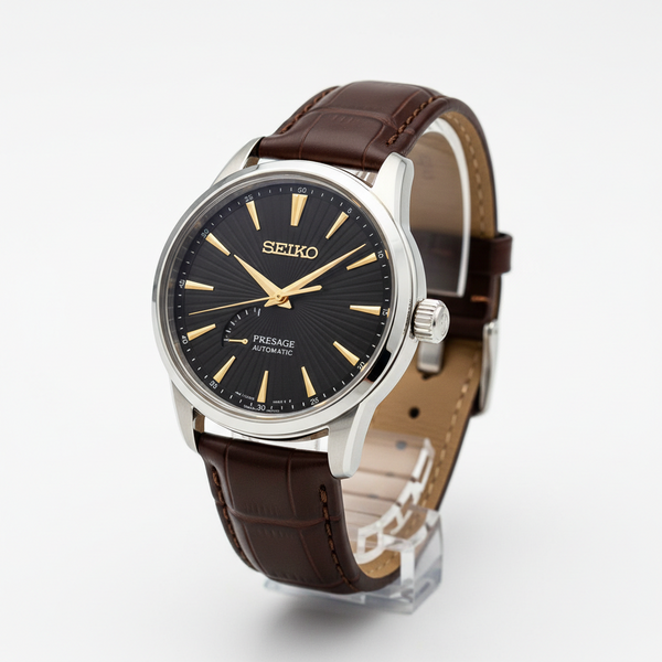 Seiko Presage Cocktail Time Old Fashioned Negro SRPB41K2