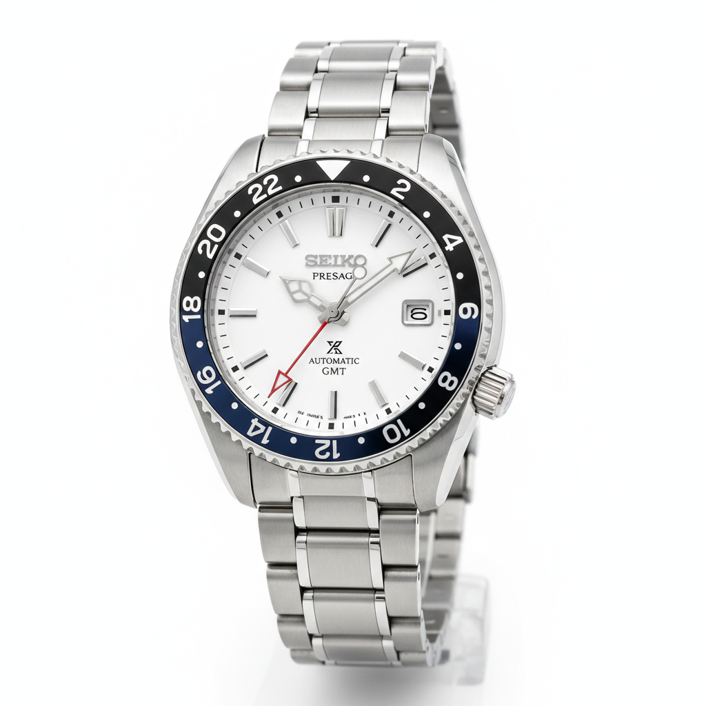 Seiko Presage Prospex GMT Automático Blanco SRPF41K6