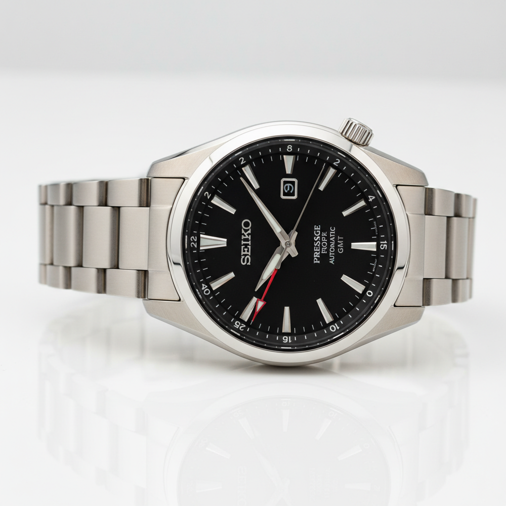 Seiko Presage Prospex GMT Automático Negro SRPF41K2