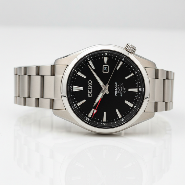 Seiko Presage Prospex GMT Automático Negro SRPF41K2