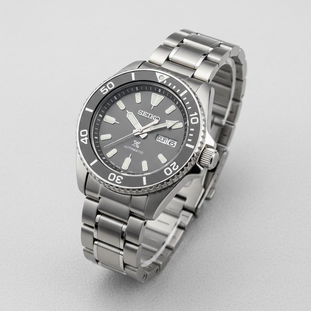 Seiko 5 Sports Automatic Steel Gris  SRPD55K3