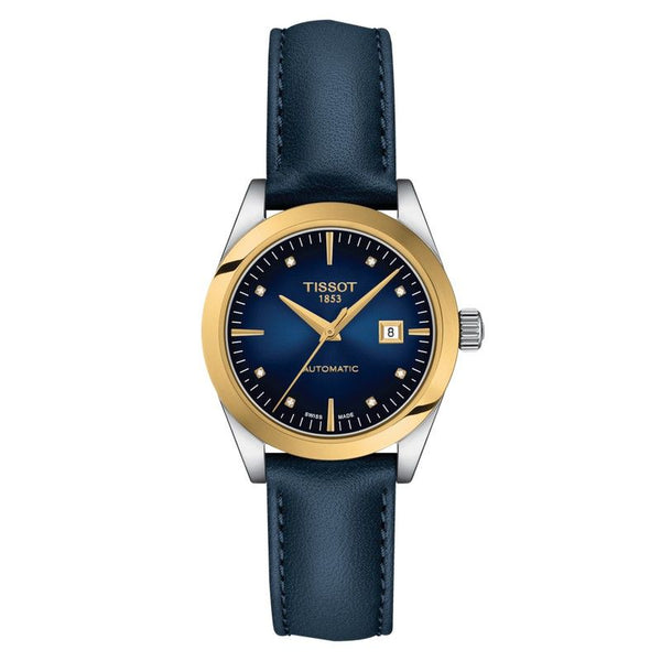 t-my lady automatic 18k gold bezel