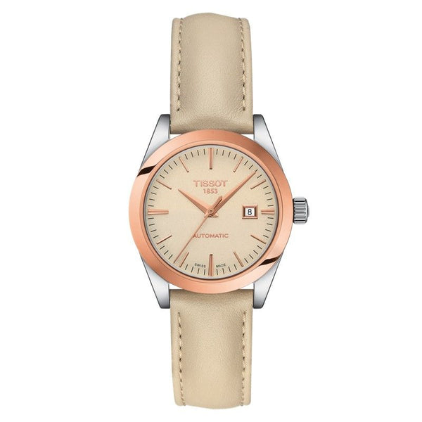 t-my lady automatic 18k gold bezel