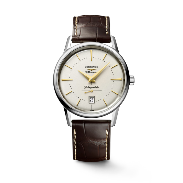 FLAGSHIP HERITAGE- L4.795.4.78.2 Reloj automático, Ø 38.50 mm, acero inoxidable, L4.795.4.78.2