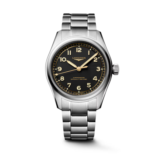 LONGINES SPIRIT PILOT- L3.809.4.53.6 Reloj automático, Ø 39.00 mm, acero inoxidable, L3.809.4.53.6